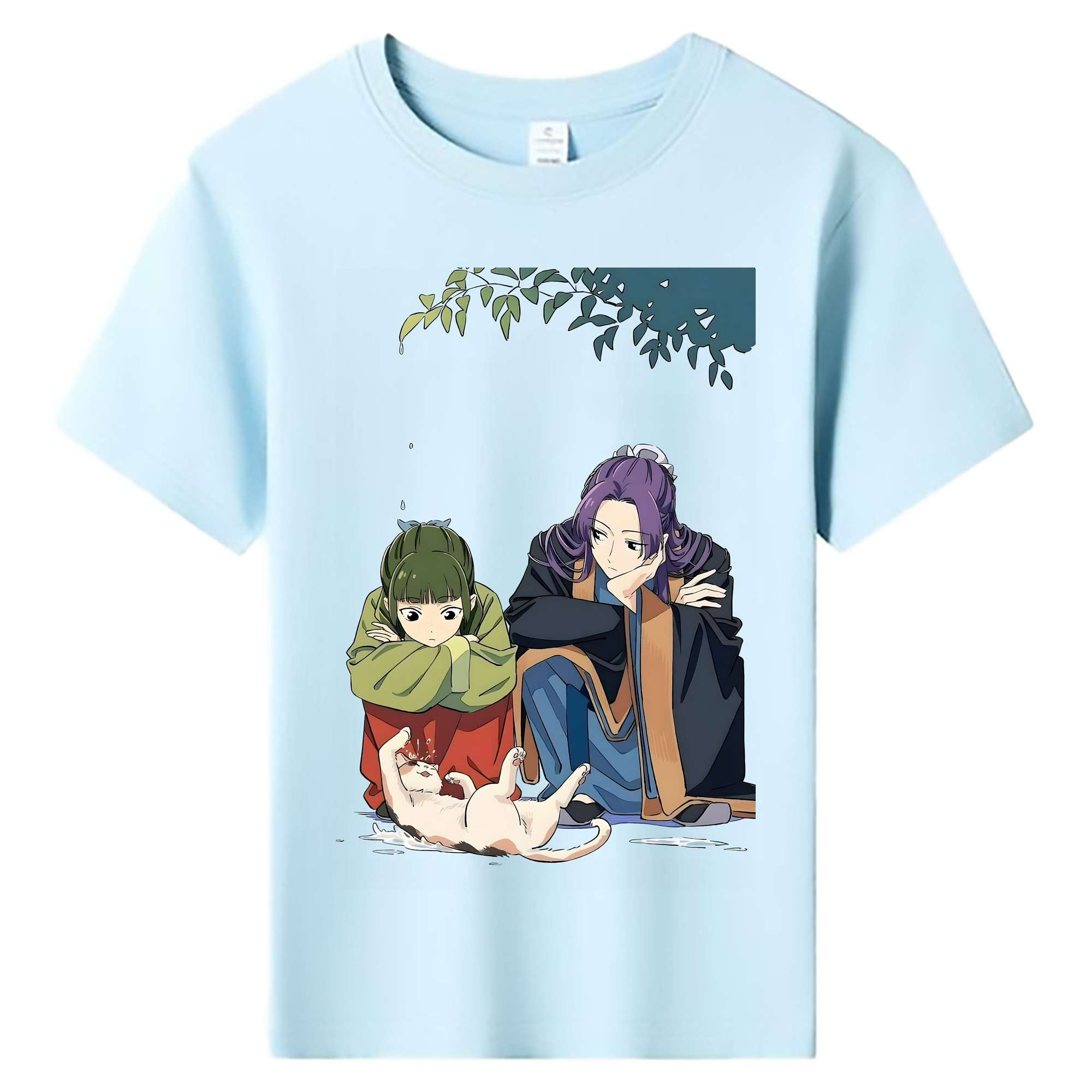 （画像用） 薬屋のひとりごと The Apothecary Diaries 綿100％キッズTシャツ（フロントプリント）